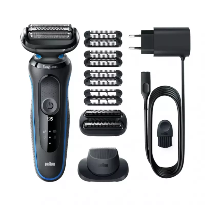 Braun Series 5 51-B1820s folijas skuveklis melns, zils