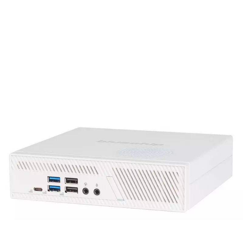 bluechip BUSINESSline S3137 *balts* Intel® Core™ i3 Processor 14100 / līdz 4.70 GHz, Windows 11 Pro, Intel® B760, 8 GB DDR5, 500 GB NVMe SSD, Intel® Wi-Fi 6E AX211, Bluetooth 5.3, Gigabit Ethernet, Intel® UHD Graphics