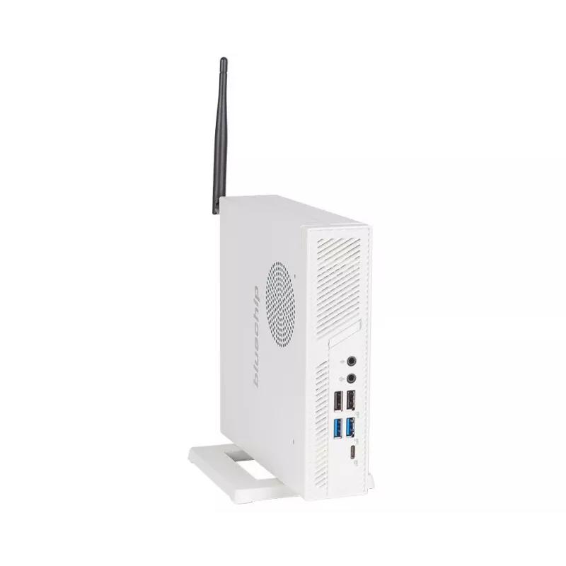 bluechip BUSINESSline S3137 *balts* Intel® Core™ i3 Processor 14100 / līdz 4.70 GHz, Windows 11 Pro, Intel® B760, 8 GB DDR5, 500 GB NVMe SSD, Intel® Wi-Fi 6E AX211, Bluetooth 5.3, Gigabit Ethernet, Intel® UHD Graphics