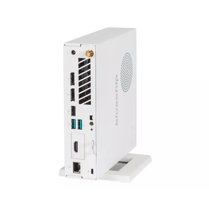bluechip BUSINESSline S3137 *balts* Intel® Core™ i3 Processor 14100 / līdz 4.70 GHz, Windows 11 Pro, Intel® B760, 8 GB DDR5, 500 GB NVMe SSD, Intel® Wi-Fi 6E AX211, Bluetooth 5.3, Gigabit Ethernet, Intel® UHD Graphics