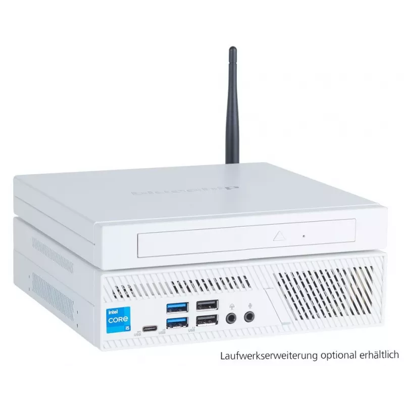 bluechip BUSINESSline S3137 *balts* Intel® Core™ i3 Processor 14100 / līdz 4.70 GHz, Windows 11 Pro, Intel® B760, 8 GB DDR5, 500 GB NVMe SSD, Intel® Wi-Fi 6E AX211, Bluetooth 5.3, Gigabit Ethernet, Intel® UHD Graphics