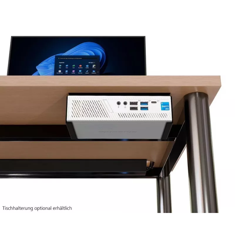 bluechip BUSINESSline S3159 *balta* Intel® Core™ i5 procesors 14400 / līdz 4.70 GHz, Windows 11 Pro, Intel® B760, 8 GB DDR5, 500 GB NVMe SSD, Intel® Wi-Fi 6E AX211, Bluetooth 5.3, Gigabit Ethernet, Intel® UHD grafika