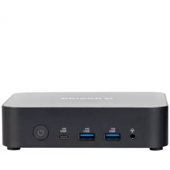 bluechip BUSINESSline M14150 Intel® N N150 8 GB DDR5-SDRAM 500 GB SSD Windows 11 Pro Mini PC Melns