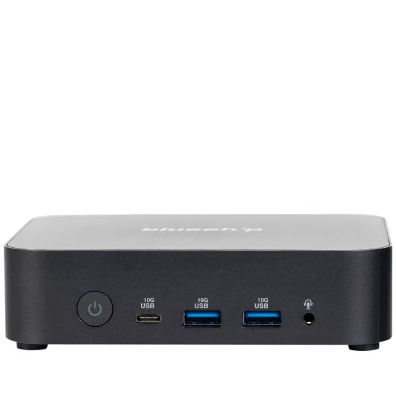 bluechip BUSINESSline M14150 Intel® N N150 8 GB DDR5-SDRAM 500 GB SSD Windows 11 Pro Mini PC Melns