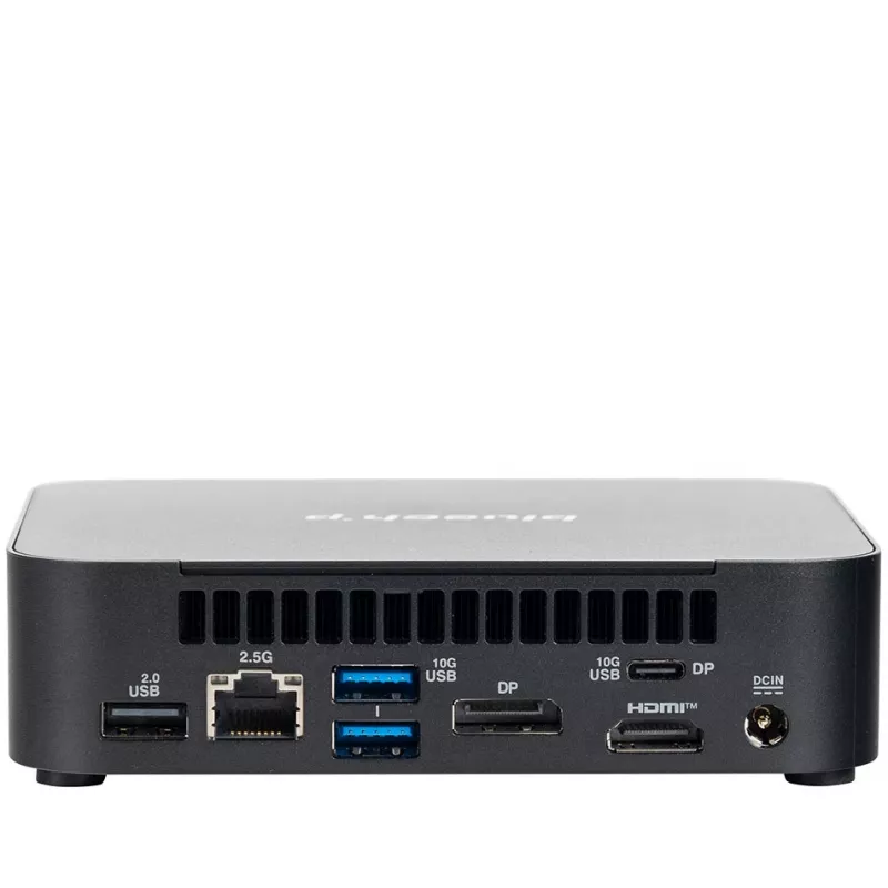 bluechip BUSINESSline M14150 Intel® N N150 8 GB DDR5-SDRAM 500 GB SSD Windows 11 Pro Mini PC Melns