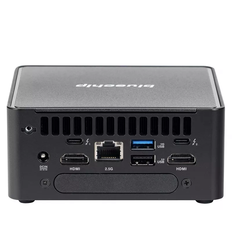 bluechip BUSINESSline M1435 Intel Core 3 100U 8 GB DDR5-SDRAM 500 GB SSD Windows 11 Pro Mini dators Melns