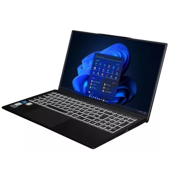 bluechip TRAVELline B15W57 Intel® Core™ i5-1335U Procesors / 4.60 GHz, Windows 11 Pro, 15.6 collu pretatspīduma IPS panelis, 1920 x 1080, 16 GB DDR5, 500 GB NVMe SSD, Intel® WiFi 6 AX211 2×2, Bluetooth 5.3, Gigabit Ethernet, Intel® Iris® Xe Grafika, Thunderbolt™ 4 caur Type-C portu