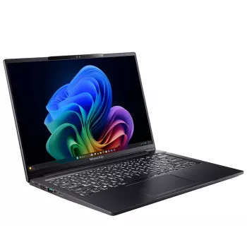 bluechip TRAVELline U14W17, Copilot+ PC Intel Core Ultra 5 135H klēpjdators 35.6 cm (14 collas) 16 GB LPDDR5x-SDRAM 500 GB SSD Wi-Fi 7 (802.11be) Windows 11 Pro Melns