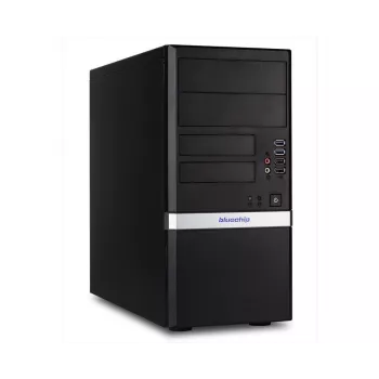 bluechip BUSINESSline T3500 Intel® Core™ i3 procesors 14100 / līdz 4.70 GHz, Windows 11 Pro, Intel® H610, 16 GB DDR5, 500 GB NVMe SSD, 1 × RJ45 (1 Gb/s), Intel® UHD grafika