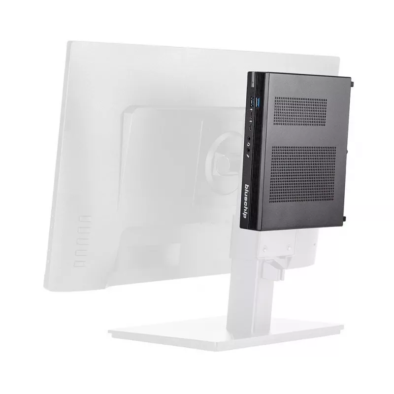 bluechip BUSINESSline S3136 Intel® Core™ i3 procesors 14100 / līdz 4.70 GHz, Windows 11 Pro, 8 GB DDR5, 500 GB NVMe SSD, Intel® Wi-Fi 6 AX201, Bluetooth 5.3, 1 × RJ45 (2,5 Gb/s), Intel® UHD grafika