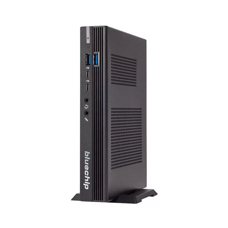 bluechip BUSINESSline S3160 Intel® Core™ i5 procesors 14400 / līdz 4,70 GHz, Windows 11 Pro, 8 GB DDR5, 500 GB NVMe SSD, Intel® Wi-Fi 6 AX201, Bluetooth 5.3, 1 × RJ45 (2,5 Gb/s), Intel® UHD grafika