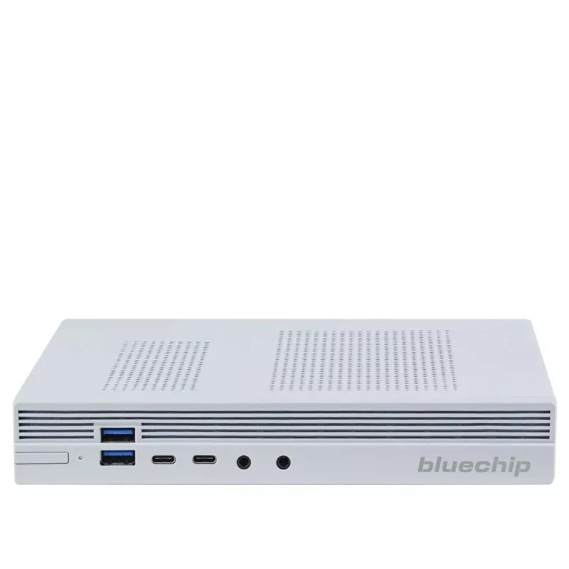 bluechip BUSINESSline S3160 *baltā* Intel® Core™ i5 procesors 14400 / līdz 4.70 GHz, Windows 11 Pro, 8 GB DDR5, 500 GB NVMe SSD, Intel® Wi-Fi 6, Bluetooth 5.3, 1 × RJ45 (2,5 Gb/s), Intel® UHD grafikas