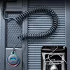 Auto lādētājs Joyroom JR-CL07 3-in-1 60W ar iebūvētu USB-C kabeli 1,6 m, melns