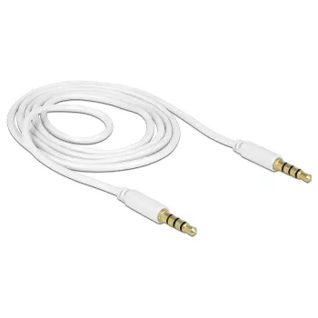 Audio kabelis DeLOCK 83440 1 m 3,5 mm balts
