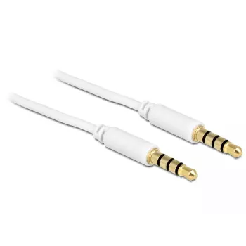 Audio kabelis DeLOCK 83440 1 m 3,5 mm balts