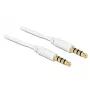 Audio kabelis DeLOCK 83440 1 m 3,5 mm balts