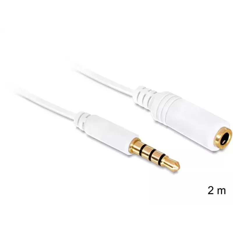 Audio kabelis DeLOCK 3.5mm 2m Balts