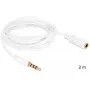 Audio kabelis DeLOCK 3.5mm 2m Balts