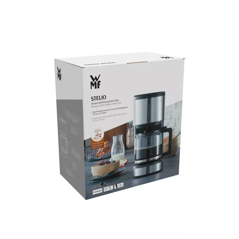 WMF Stelio 0412150011 Pusautomātiskais pilienveida kafijas automāts 1,25 L