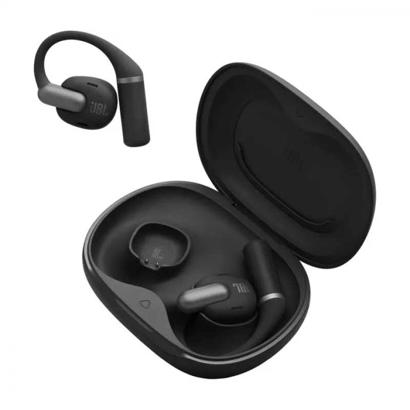 Austiņas JBL Sense Pro TWS Bluetooth auss āķa stiprinājums zvaniem un mūzikai, 20–40000 Hz, 95,2 g, Melna