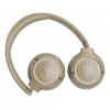 Headset JBL Tune 680NC, vadu un bezvadu (Bluetooth, USB-C), supra-aural, galvas stīpa, bēšs, 20–20000 Hz, 161 g