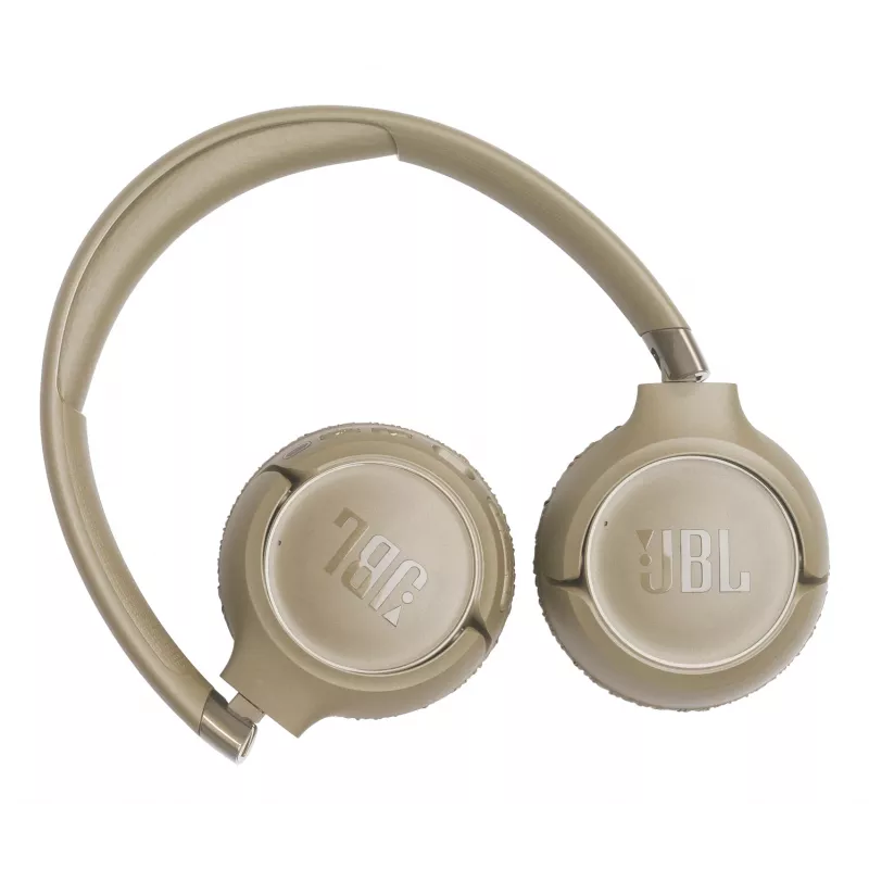 Headset JBL Tune 680NC, vadu un bezvadu (Bluetooth, USB-C), supra-aural, galvas stīpa, bēšs, 20–20000 Hz, 161 g
