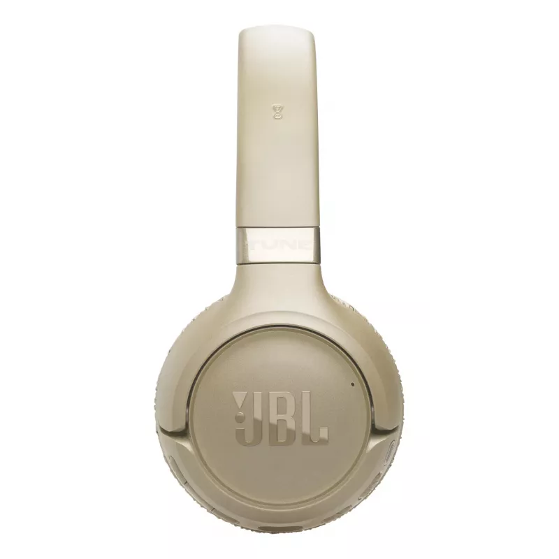 Headset JBL Tune 680NC, vadu un bezvadu (Bluetooth, USB-C), supra-aural, galvas stīpa, bēšs, 20–20000 Hz, 161 g