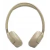 Headset JBL Tune 680NC, vadu un bezvadu (Bluetooth, USB-C), supra-aural, galvas stīpa, bēšs, 20–20000 Hz, 161 g