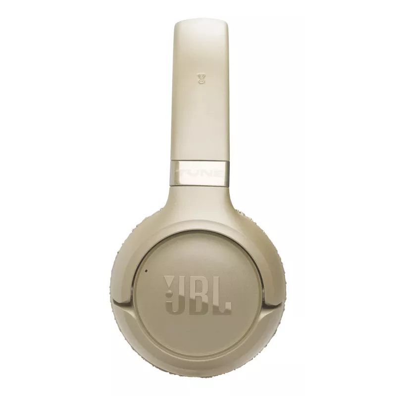 Headset JBL Tune 680NC, vadu un bezvadu (Bluetooth, USB-C), supra-aural, galvas stīpa, bēšs, 20–20000 Hz, 161 g