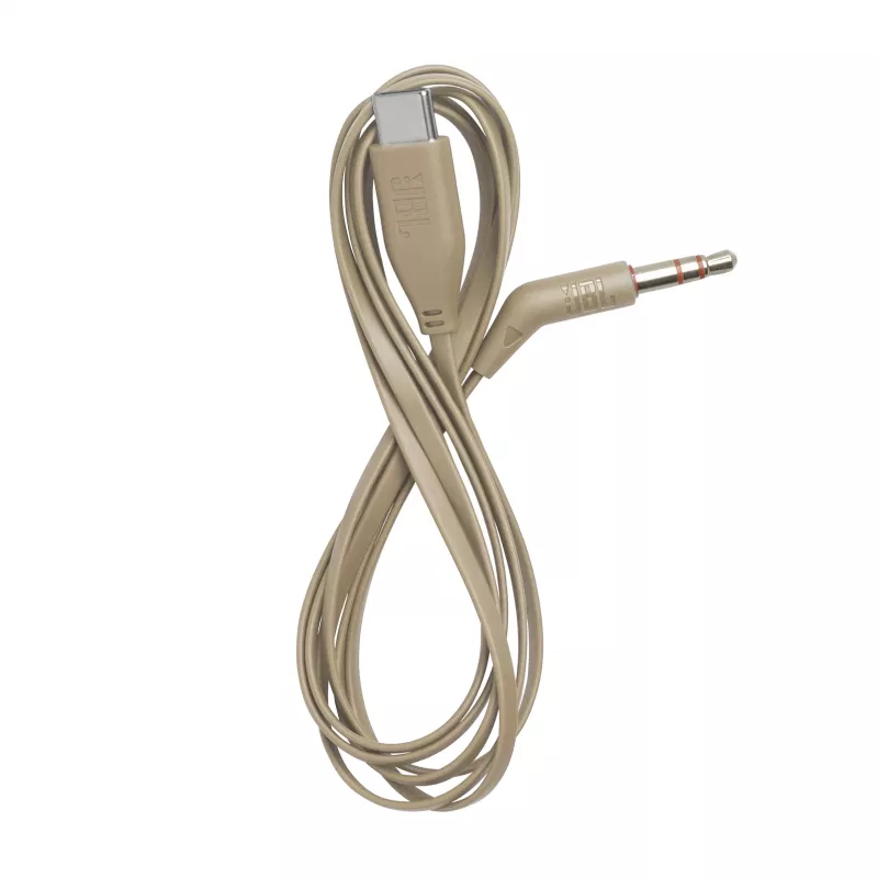 Headset JBL Tune 680NC, vadu un bezvadu (Bluetooth, USB-C), supra-aural, galvas stīpa, bēšs, 20–20000 Hz, 161 g