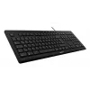 CHERRY STREAM tastatūra Mājas/Biroja USB QWERTY Portugāļu Melna Pelēka Pilna izmēra 115 taustiņi