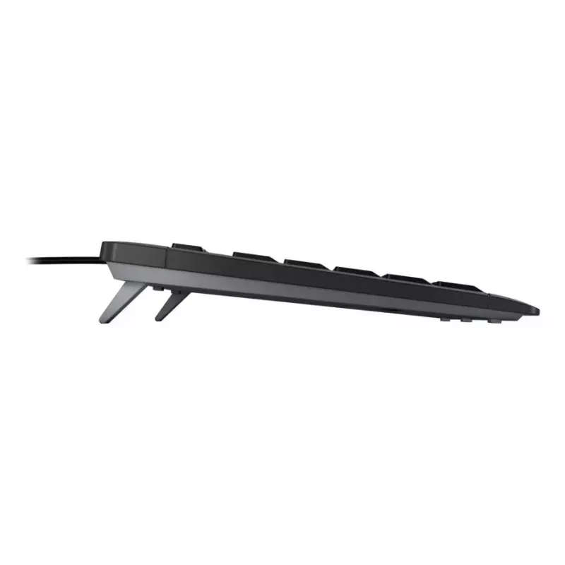 CHERRY STREAM tastatūra Mājas/Biroja USB QWERTY Portugāļu Melna Pelēka Pilna izmēra 115 taustiņi