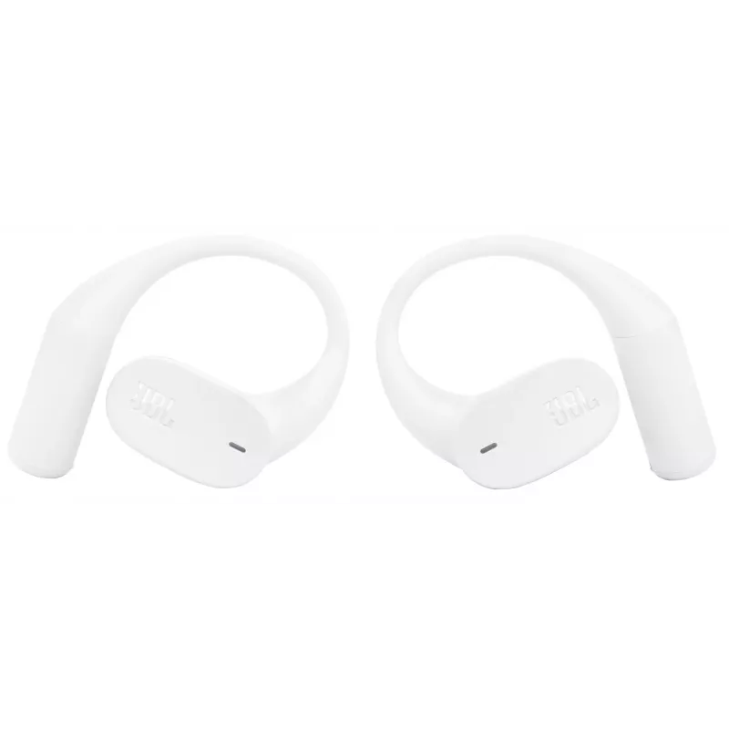 Austiņas JBL Sense Lite — Bezvadu Bluetooth, auss āķītis, intraaurālas, 20–20000 Hz, 83,5 g, balta