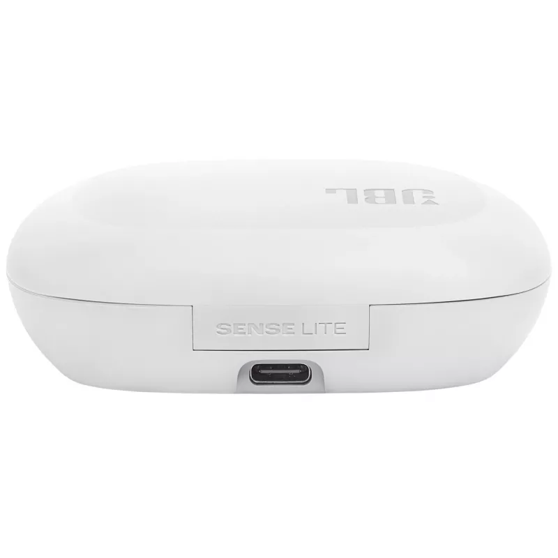 Austiņas JBL Sense Lite — Bezvadu Bluetooth, auss āķītis, intraaurālas, 20–20000 Hz, 83,5 g, balta