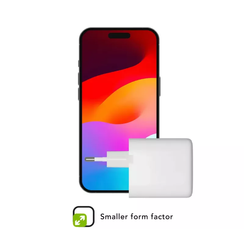 USB-C sienas lādētājs 45W d bramante re-charge Pro — Iekštelpu maiņstrāva, 110–240 V, Balta