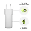 USB-C sienas lādētājs 45W d bramante re-charge Pro — Iekštelpu maiņstrāva, 110–240 V, Balta