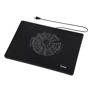 Hama plāns klēpjdatora dzesēšanas paliktnis 39,6 cm (15,6 collas) Melns