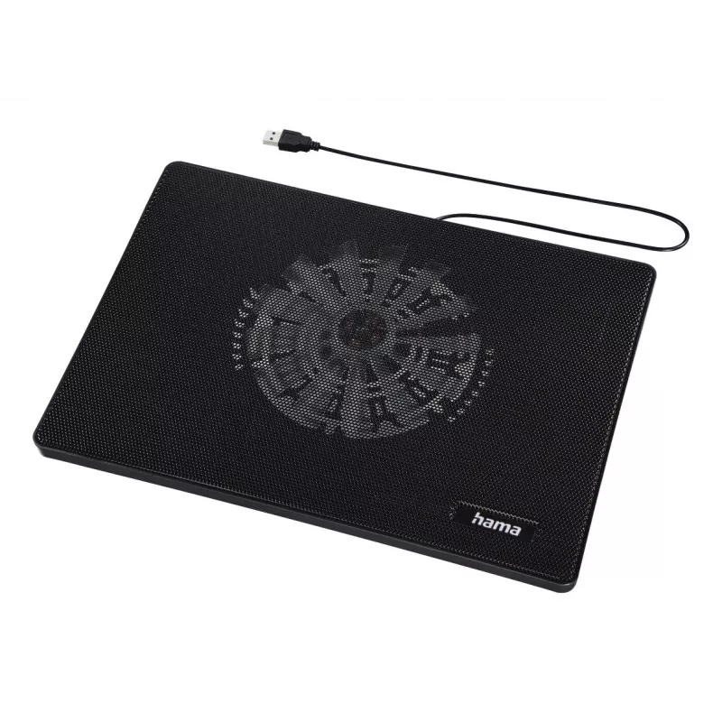 Hama plāns klēpjdatora dzesēšanas paliktnis 39,6 cm (15,6 collas) Melns