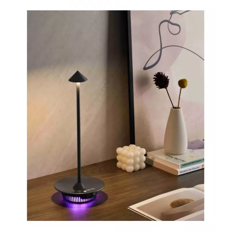 Techly I-LAMP-TABLE3 galda lampa SMD LED modulis 1 W SMD LED D melna