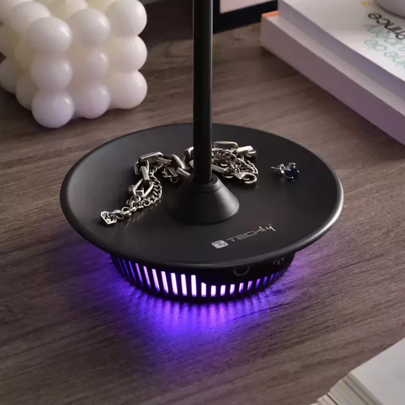 Techly I-LAMP-TABLE3 galda lampa SMD LED modulis 1 W SMD LED D melna