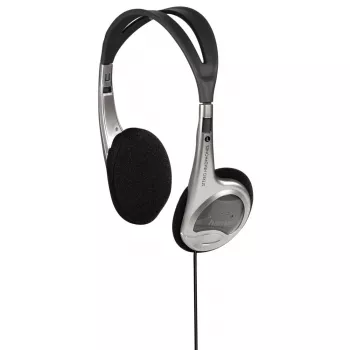 Hama HK-229 Austiņas Vadu Galvas lentes Mūzika Melna, Sudraba