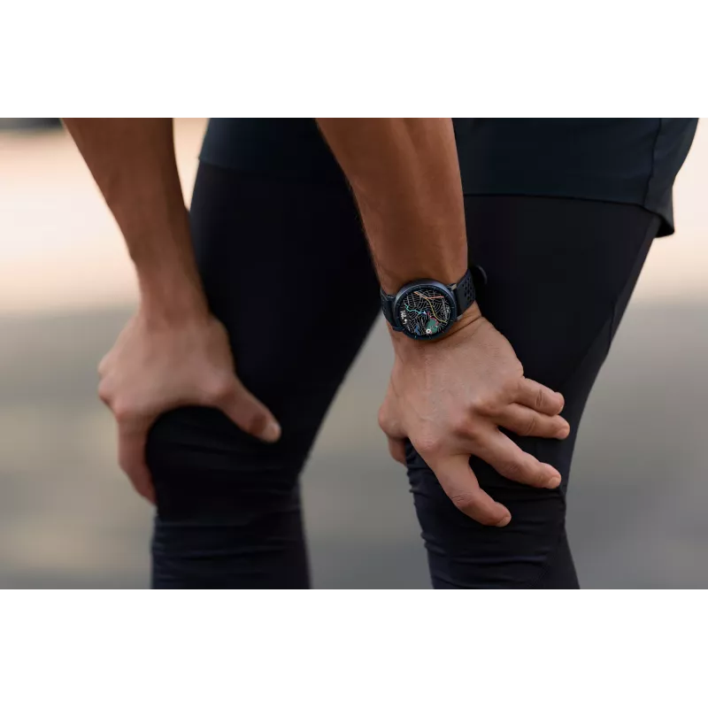 Viedpulkstenis Amazfit Active Max apaļš AMOLED 1,5 collu 480×480 skārienekrāns 64 MB RAM 4 GB 658 mAh melns
