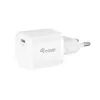 Equip 1 pieslēgvietas 20 W USB-C PD lādētājs, iekštelpu, maiņstrāva, balts, 100–240 V