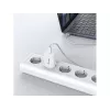 Sienas lādētājs EQUIP 1-Ports 20W GaN USB-C PD — 100–240V ieeja, 12V maks. izeja, balts