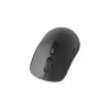 EQUIP abām rokām piemērota 6 pogu divu režīmu bezvadu pele, optiska 1600 DPI, RF + Bluetooth, melna