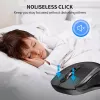 EQUIP abām rokām piemērota 6 pogu divu režīmu bezvadu pele, optiska 1600 DPI, RF + Bluetooth, melna