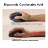 EQUIP ergonomiskā labās rokas vertikālā bezvadu pele 1600 DPI, RF Wireless + Bluetooth, uzlādējama, 6 pogas, melna
