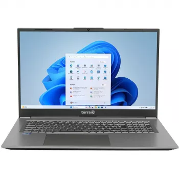 TERRA MOBILE 1717R Intel® Core™ i5 i5-1334U klēpjdators 43,9 cm (17,3 collas) Full HD 16 GB DDR4-SDRAM 1 TB SSD Wi-Fi 6 (802.11ax) Windows 11 Home vācu pelēks