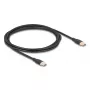 USB kabelis DeLOCK 81239 2,5 m USB C melns USB 2.0 0,48 Gbit/s