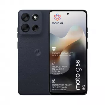 Viedtālrunis MOTOROLA moto g56 5G 6,72 collu (17,1 cm) Hybrid Dual SIM, MediaTek Dimensity 7060 2,6 GHz, 8 GB RAM, 256 GB, 5200 mAh, melns